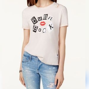 (mean girls) burn book distressed tee